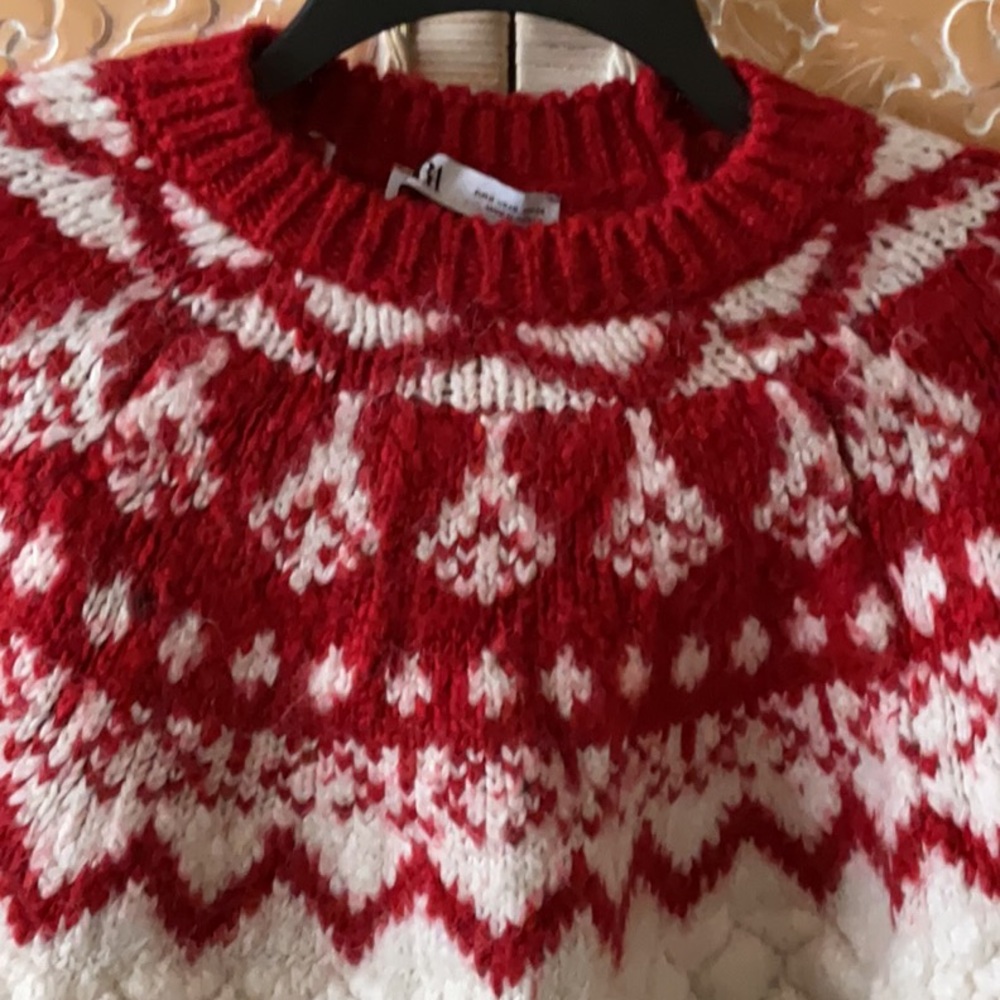Zara Jacquard Sweater EUC - Picture 6 of 13